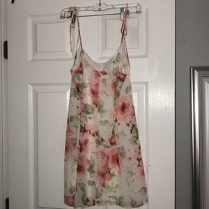 Floral mini dress